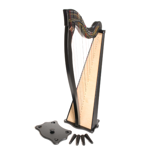 Dusty Strings Boulevard 34 Strings Harp – Black