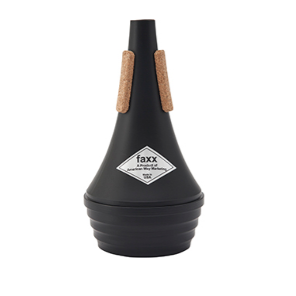 Faxx Trumpet Straight Mute, Black Polymer