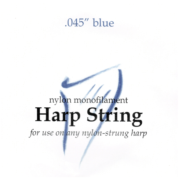 Nylon Monofilament Harp String .045" Blue