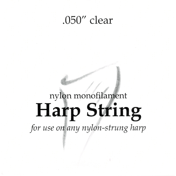 Nylon Monofilament Harp String .050" Clear