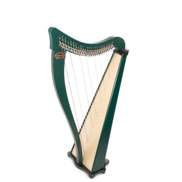 Ravenna 26-String Lever Harps by Dusty Strings (Green)