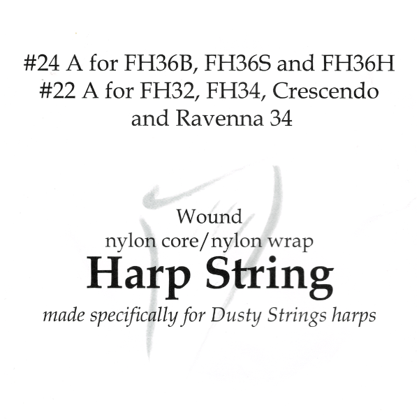 Nylon Core Wound Harp String — A