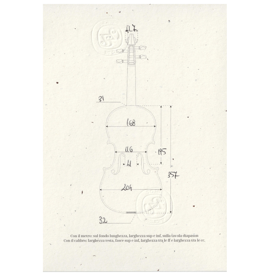 Fine Italian violin by Giovanni Battista Pallaver, 1967
