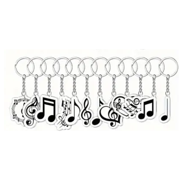 Music Note Keychain