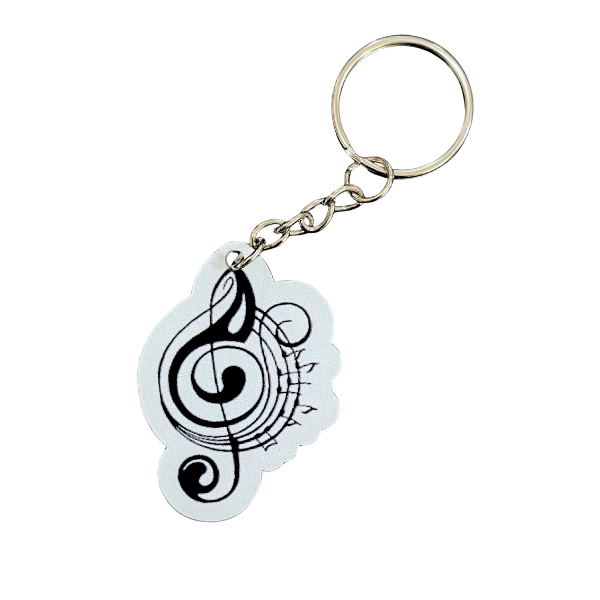 Music Note Keychain