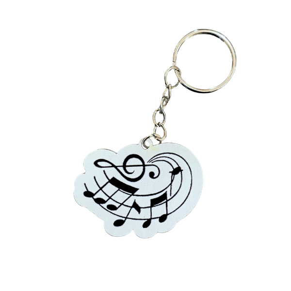 Music Note Keychain