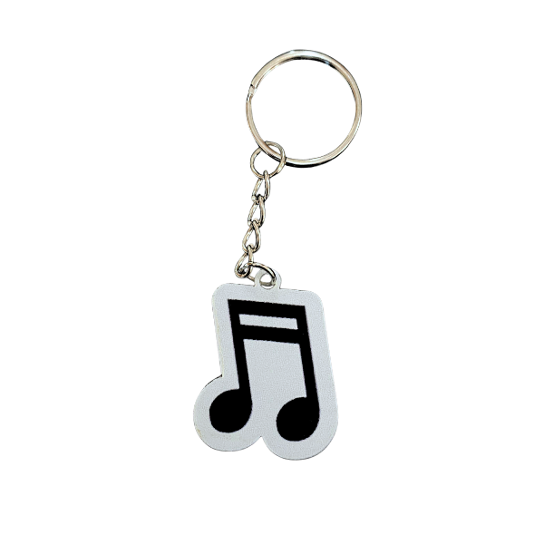 Music Note Keychain