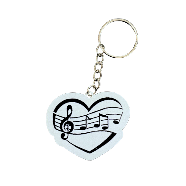Music Note Keychain