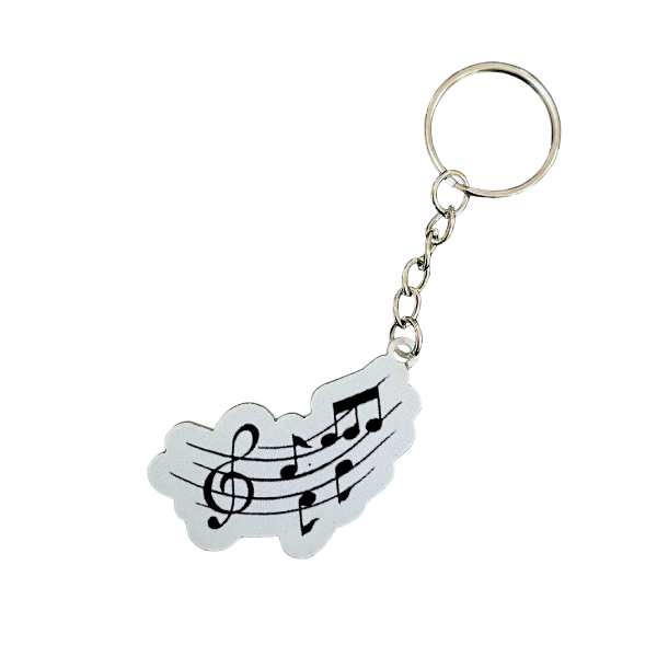 Music Note Keychain