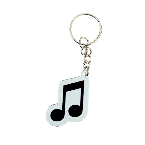 Music Note Keychain
