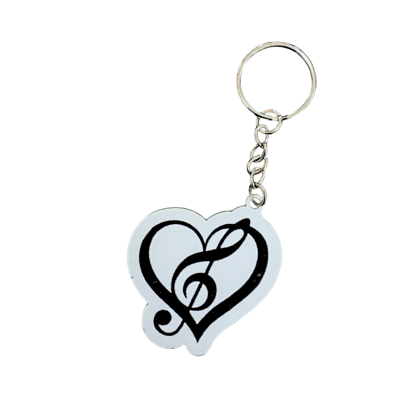 Music Note Keychain