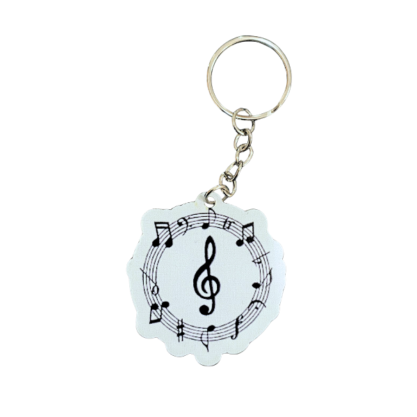 Music Note Keychain