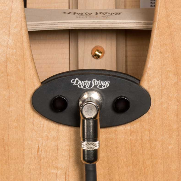 Dusty Strings Harp Pickup Jack Clamp – Output Jack Mounting Bracket for Harp Pickup