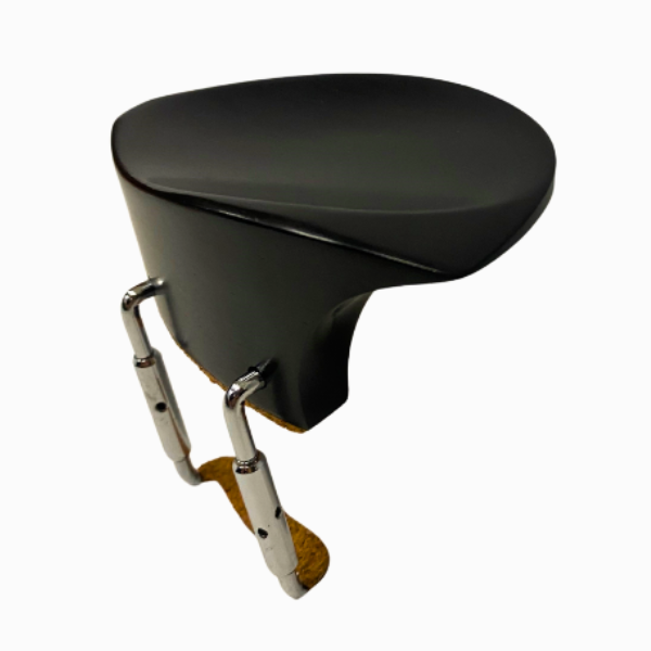 Ebony High Teka Violin Chin Rest 4/4