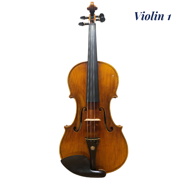 Modern Italian Violins by Master Maker Giorgio Grisales - Cremona, Italy (Guarneri Pattern)
