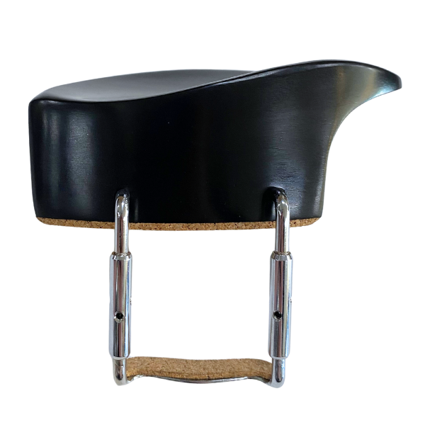 Ebony High Teka Violin Chin Rest 4/4