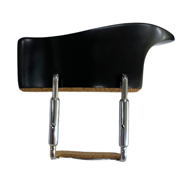 Ebony High Teka Violin Chin Rest 4/4