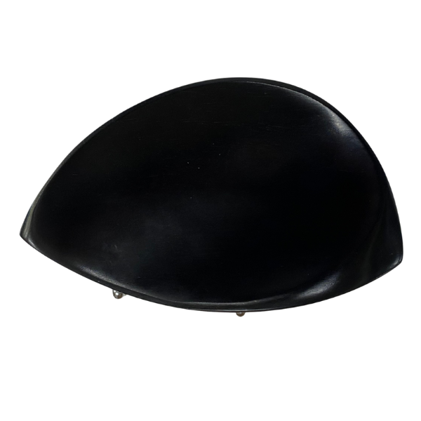 Ebony High Teka Violin Chin Rest 4/4