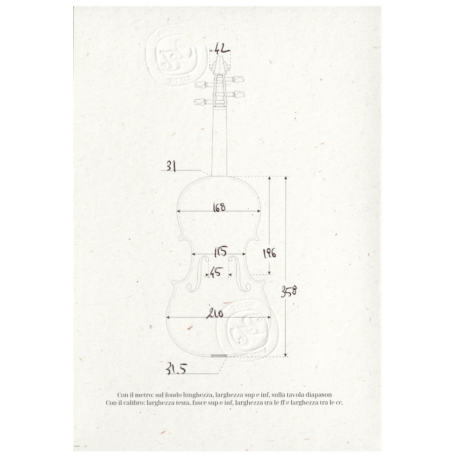 Fine Italian Violin by Luigi Galimberti Circa 1938
