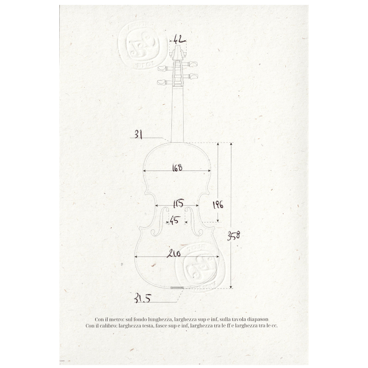 Fine Italian Violin by Luigi Galimberti Circa 1938