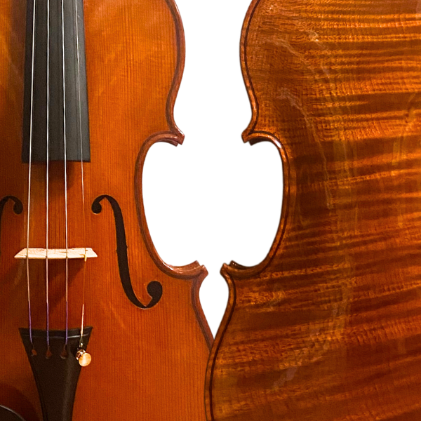 Modern Italian Violin by Paolo Rossettini (LXVII - "San Pietro Claver")