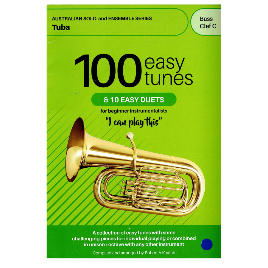 100 Easy Tunes for Tuba (Second-Hand Book) - SHB14