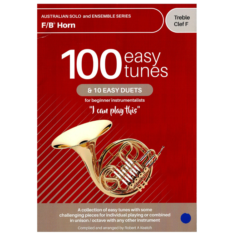 100 Easy Tunes for French Horn (Second-Hand Book) - SHB15 (Copy)