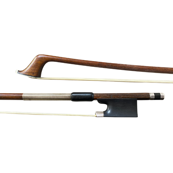 Vintage Silver Mounted German Violin Bow Circa 1900's "Tourte" Copy