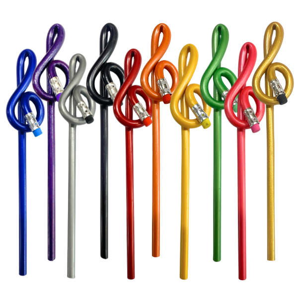 Treble Clef Pencil with eraser