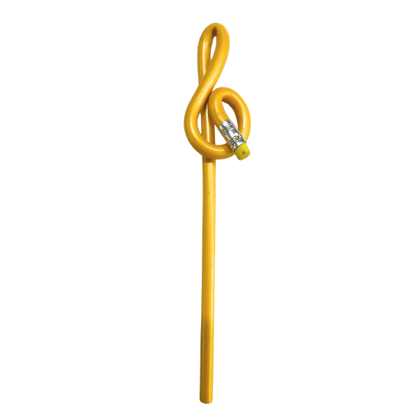 Treble Clef Pencil with eraser