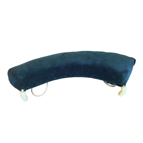 FOM Violin Shoulder Rest Green Velvet Pad - CLEARANCE