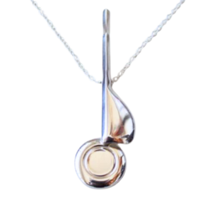 Flute Key Necklace