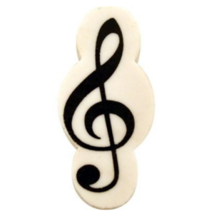 Treble Clef Shaped Eraser