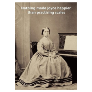 Greeting Card - Nothing made Joyce happier