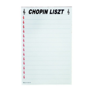 A5 Writing Notepad - "Chopin Liszt"