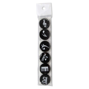 Music Note Magnets - 6 pack