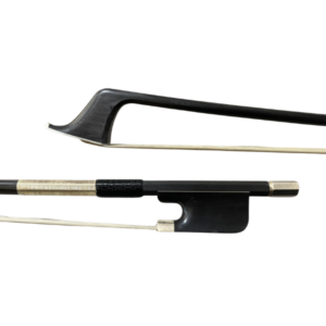 Silver Mounted Carbon Filament Cello Bow