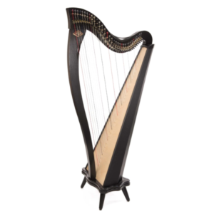 Dusty Strings Boulevard 34 String Harp - Black